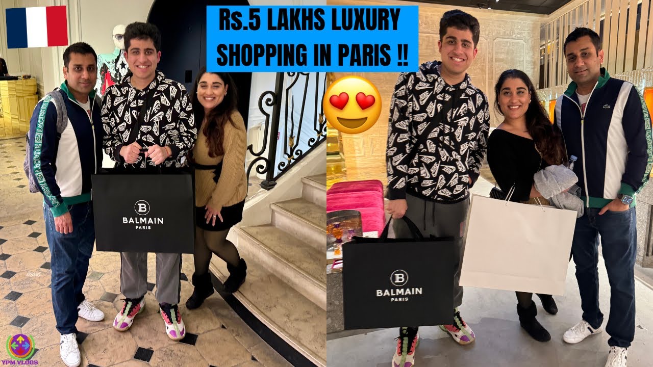 Rs.5 LAKHS ki LUXURY SHOPPING in PARIS - BYLGARI and BALMAIN !!  EP - 9 😍😍😍