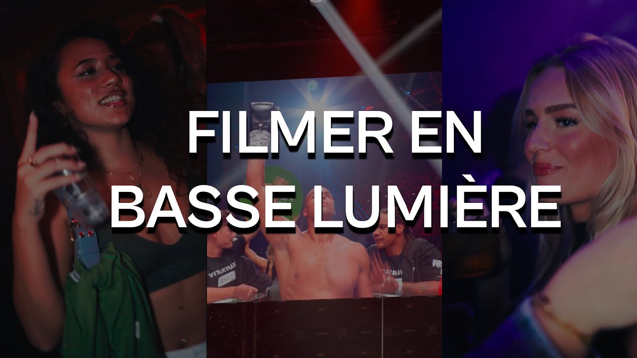 Filmer en basse lumière (soirée, évenement, clubs)