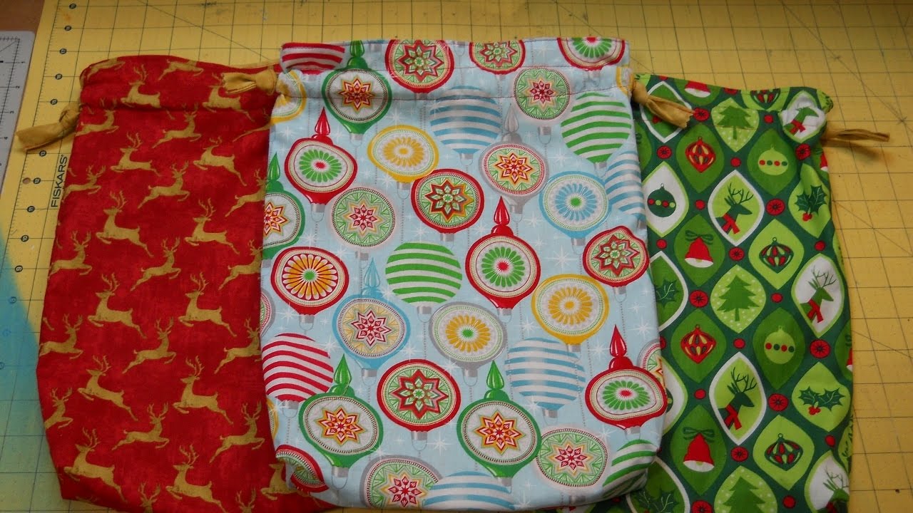 How To Sew A Holiday Gift Bag