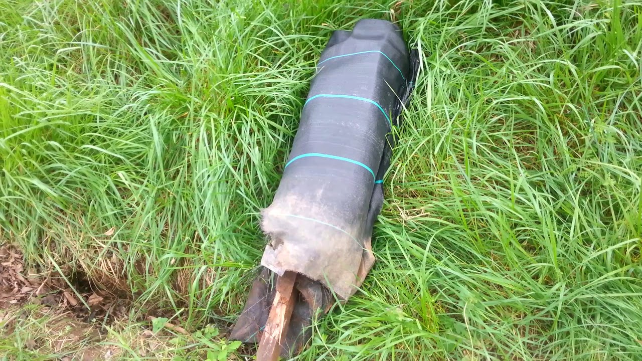 Removing silt fence