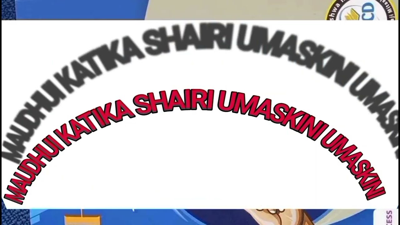 DIWANI  HODI HODI MASHAIRI : UMASKINI UMASKINI#swahili #Ushairi