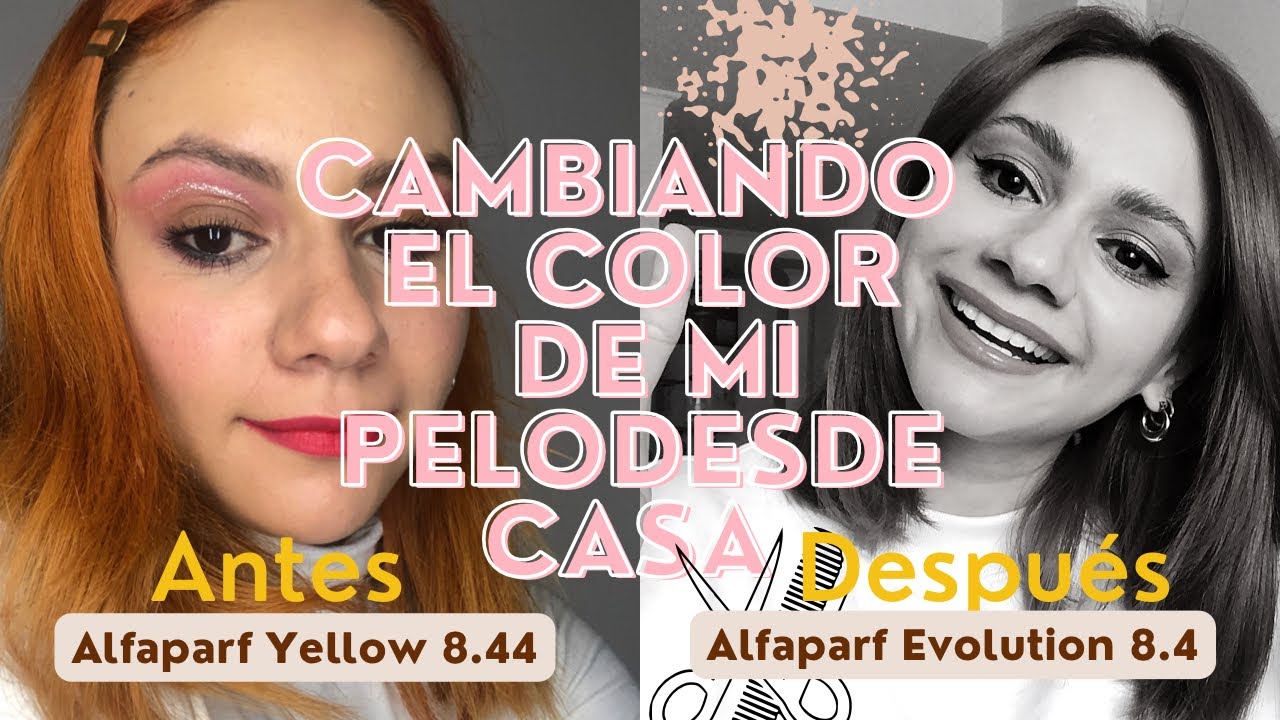 Me tinturo yo misma y paso de un  8.44 a 8.4 de Alfaparf  ¿sale mal? | ohmagblog #pelo