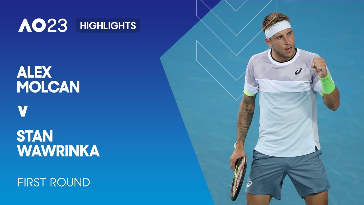 Alex Molcan v Stan Wawrinka Highlights | Australian Open 2023 First Round