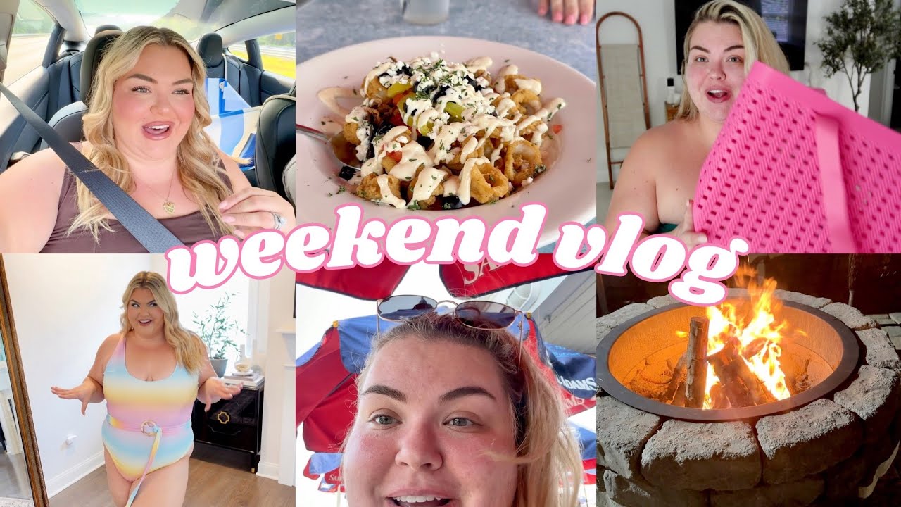 pool day fail, boohoo haul + weekend fun | vlog