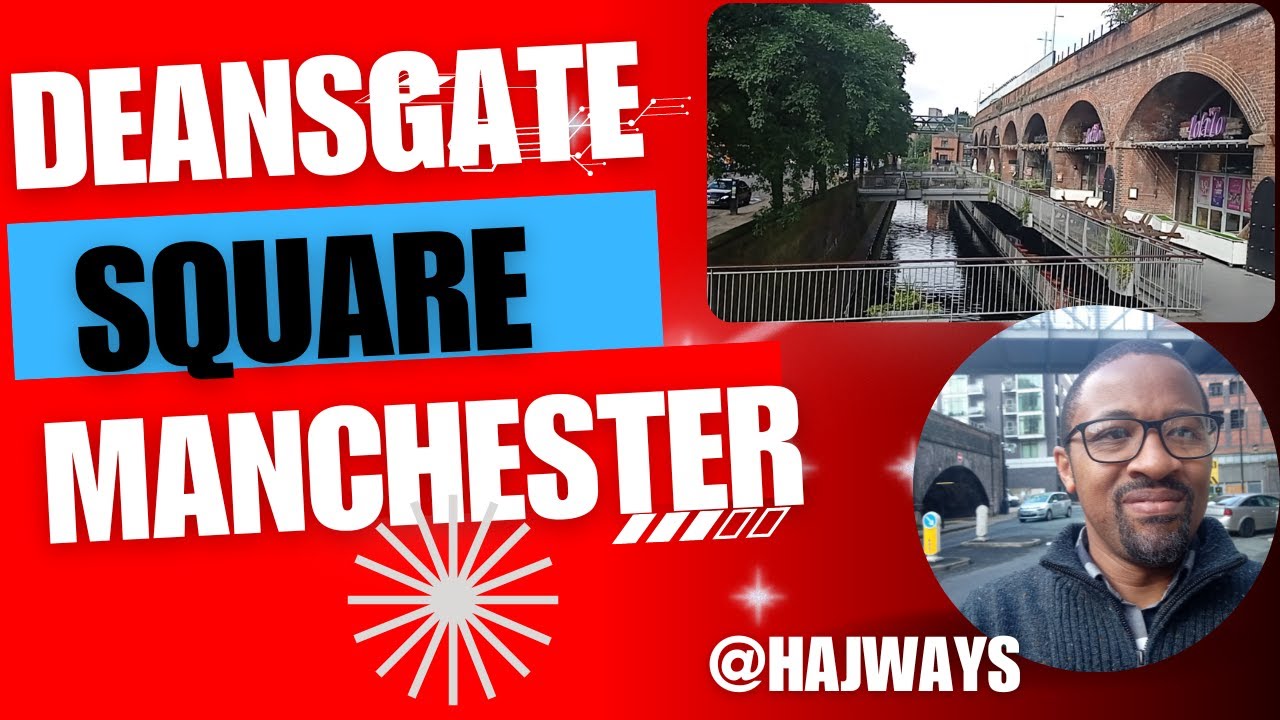 Deansgate road and Square manchester