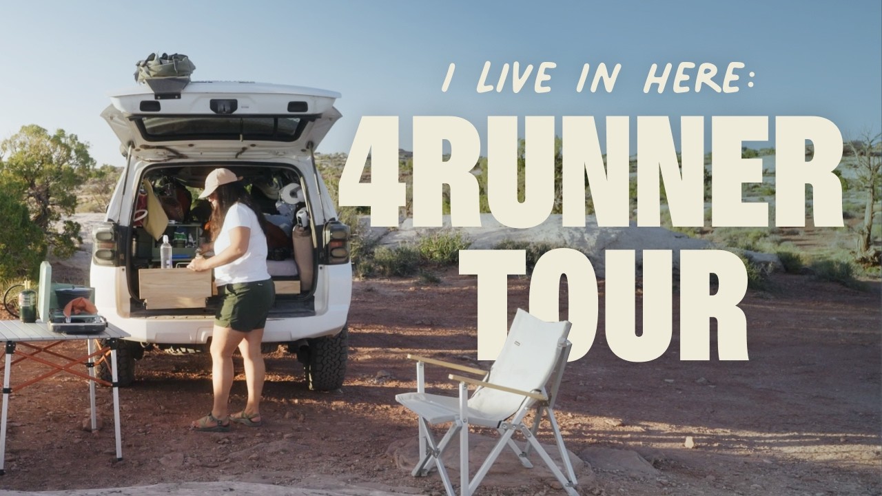 Living in a 4Runner | Full Build Walkthrough & Gear Tour