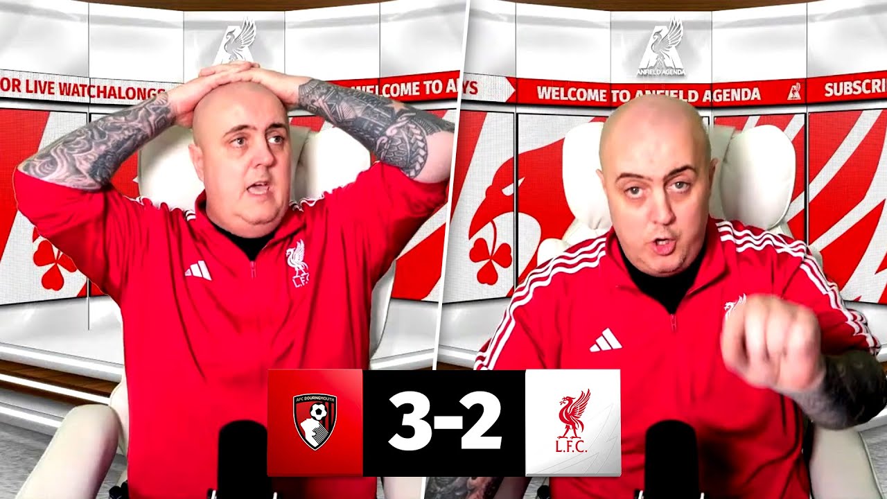 Craig LOSES HIS MIND Watching Bournemouth 3-2 Liverpool Highlights
