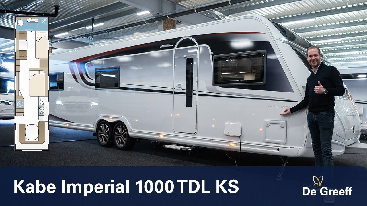 KABE Imperial 1000 TDL KS E3/DU - Grootste caravan van Europa! - De Greeff
