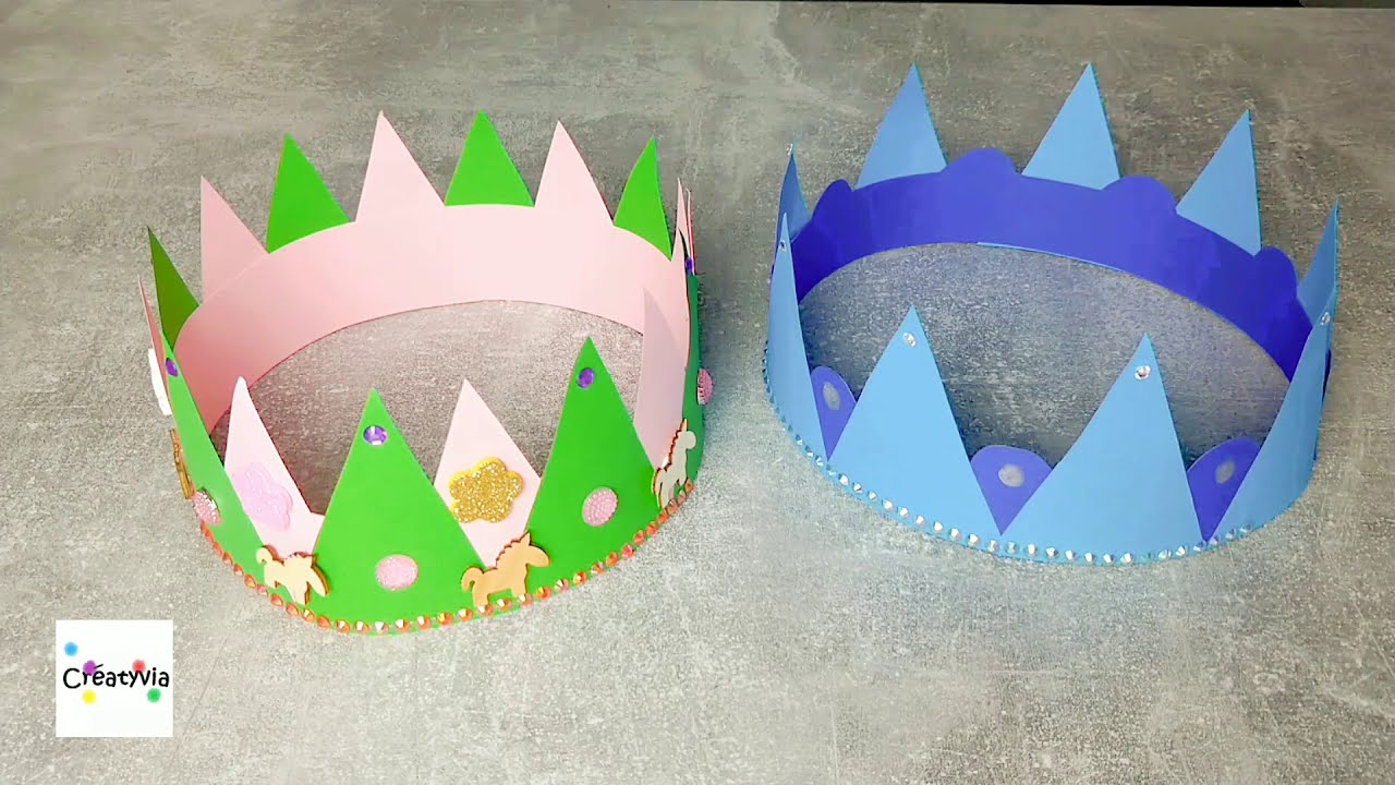 Tuto couronnes 👑 idéal pour l'épiphanie DIY - Matériel description