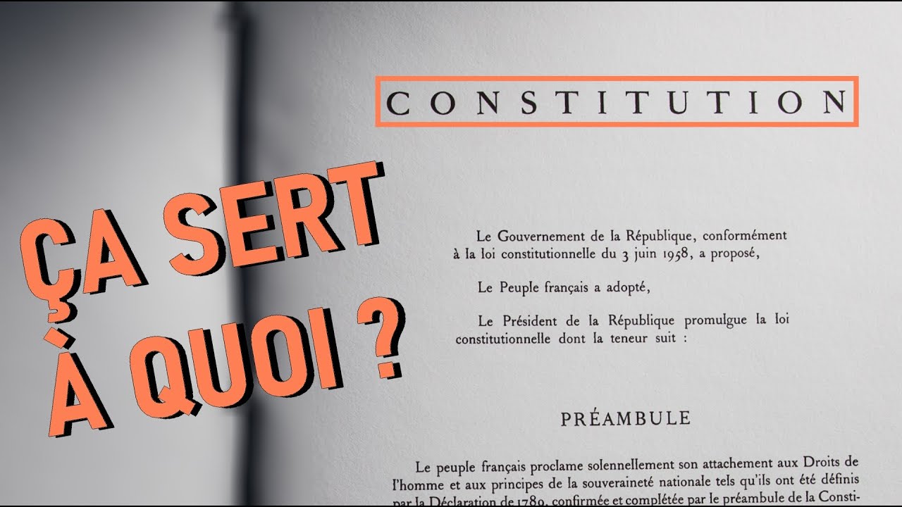 LE ROLE D'UNE CONSTITUTION - La Pinte Politique
