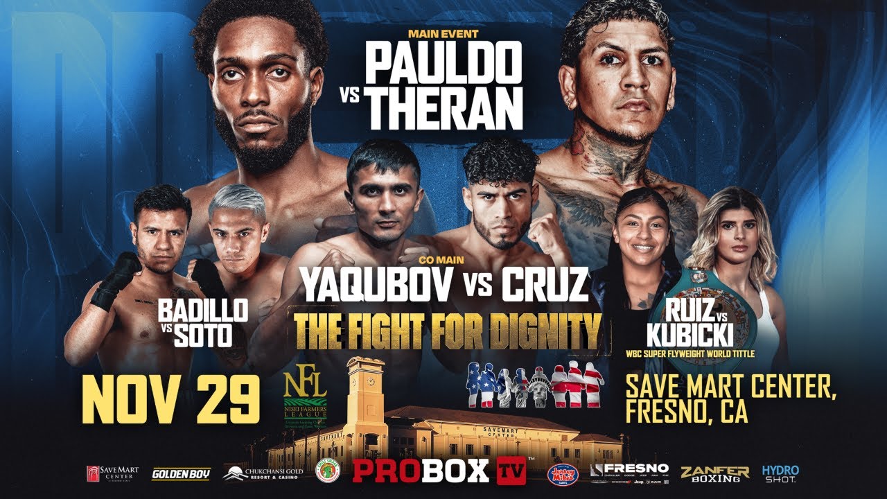 ProBox TV Contender Series | Pauldo vs. Theran | Full Event