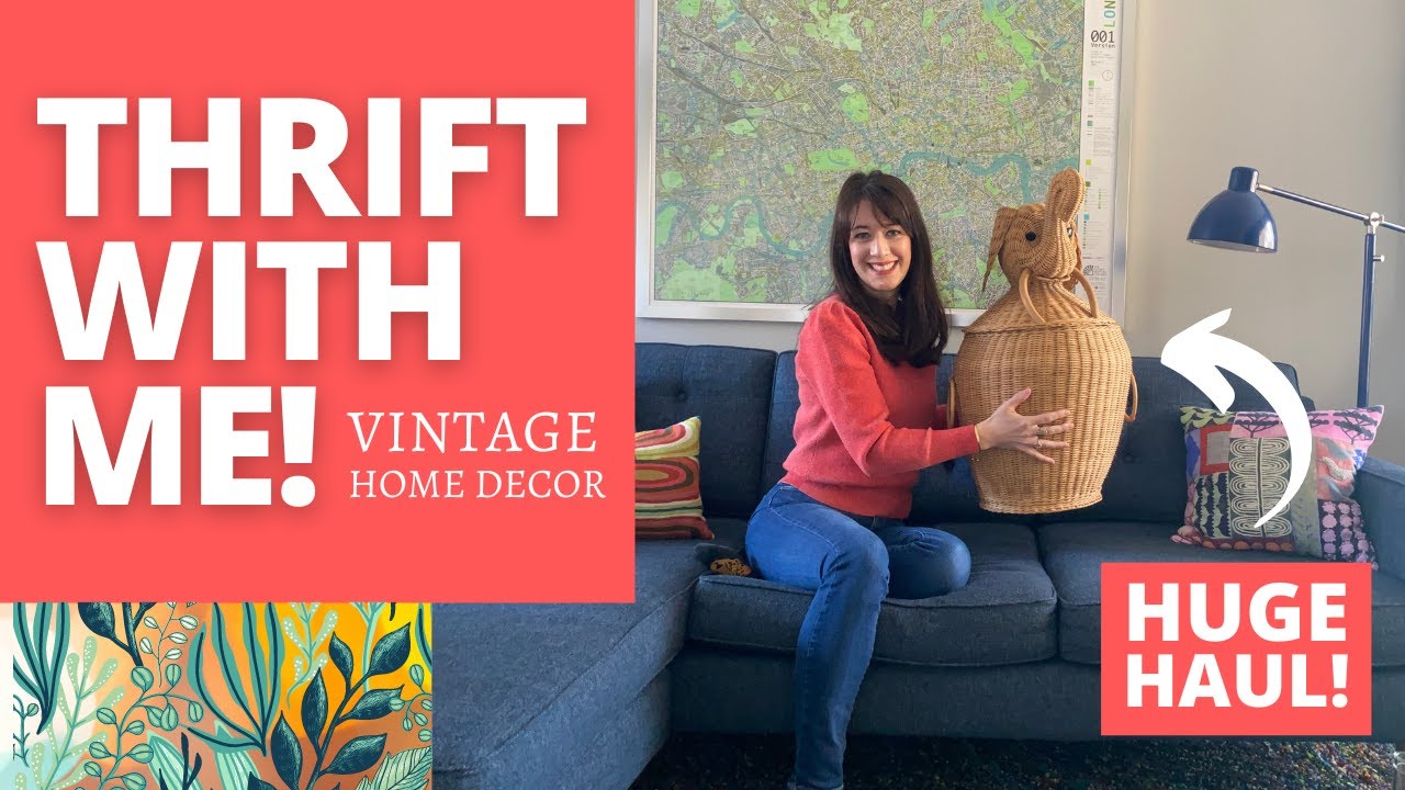 THRIFT WITH ME! *HUGE* Vintage Home Decor Haul