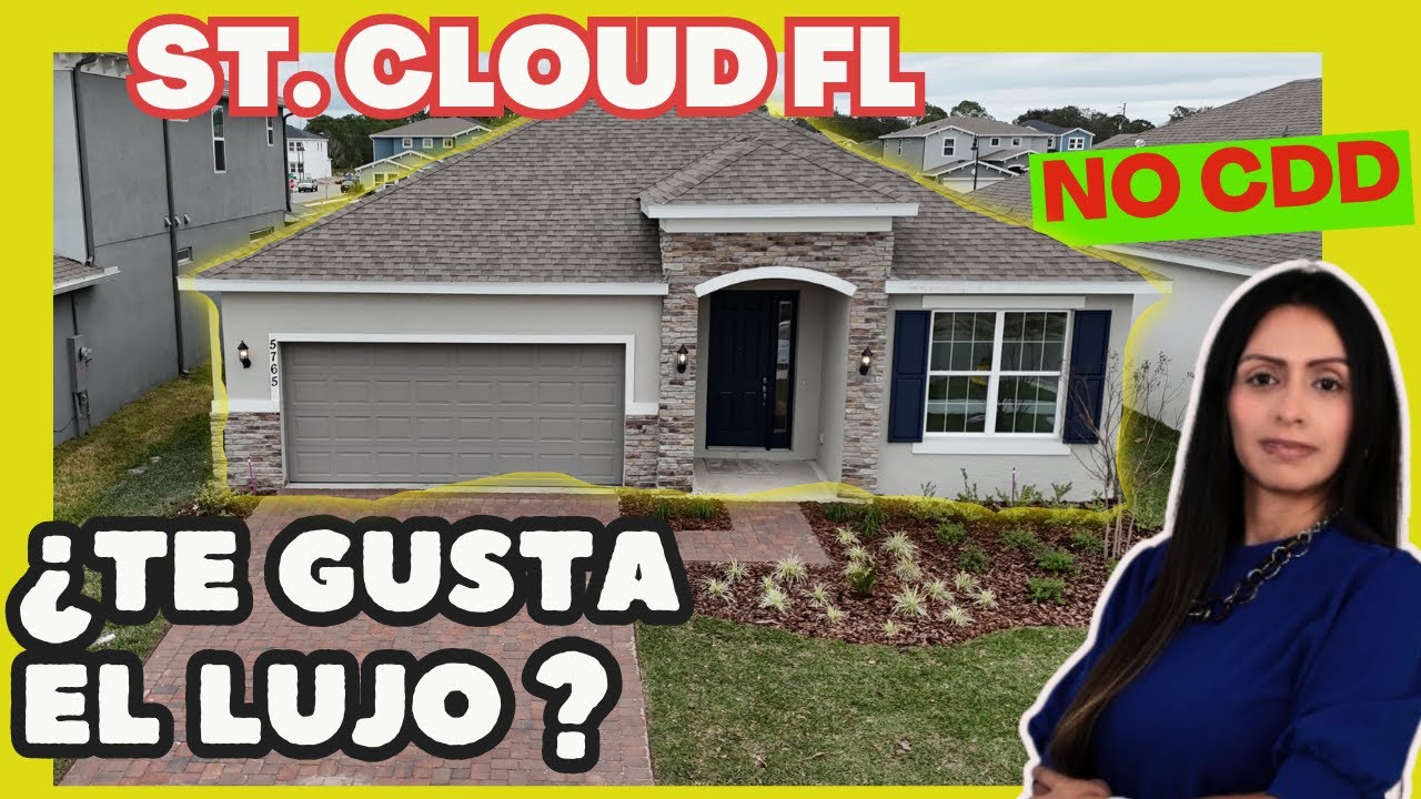 CASA nueva en St Cloud en Florida central, cerca a Lake Nona NO CDD