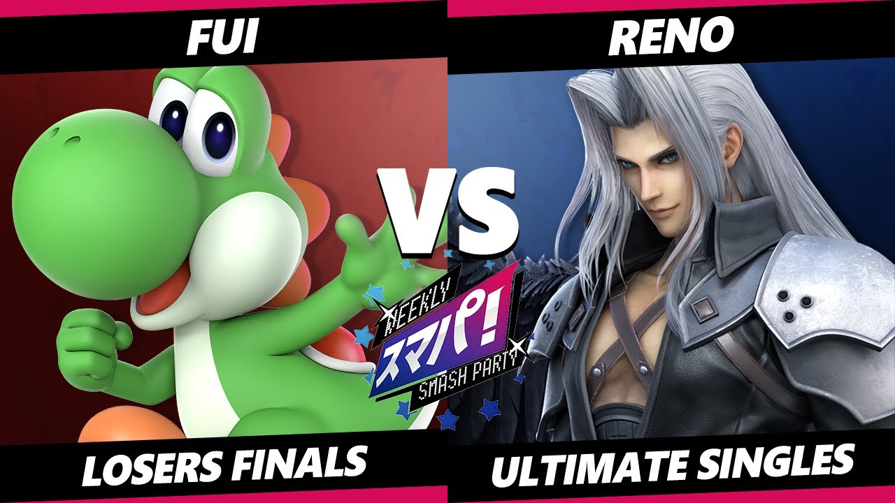Sumapa 140 LOSERS FINALS - Fui (Yoshi) Vs. Reno (Sephiroth) Smash Ultimate - SSBU