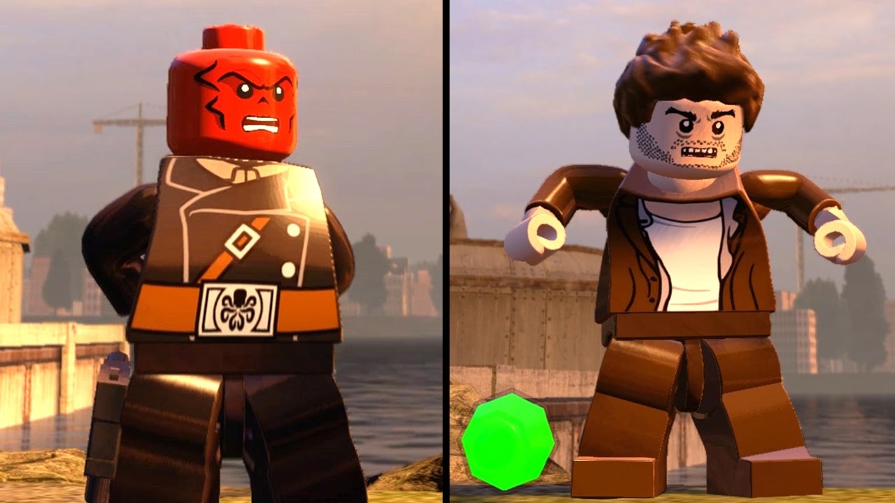 Red Skull vs My Hyde Transformation to Cal Johnson |LEGO MARVEL's AVENGERS
