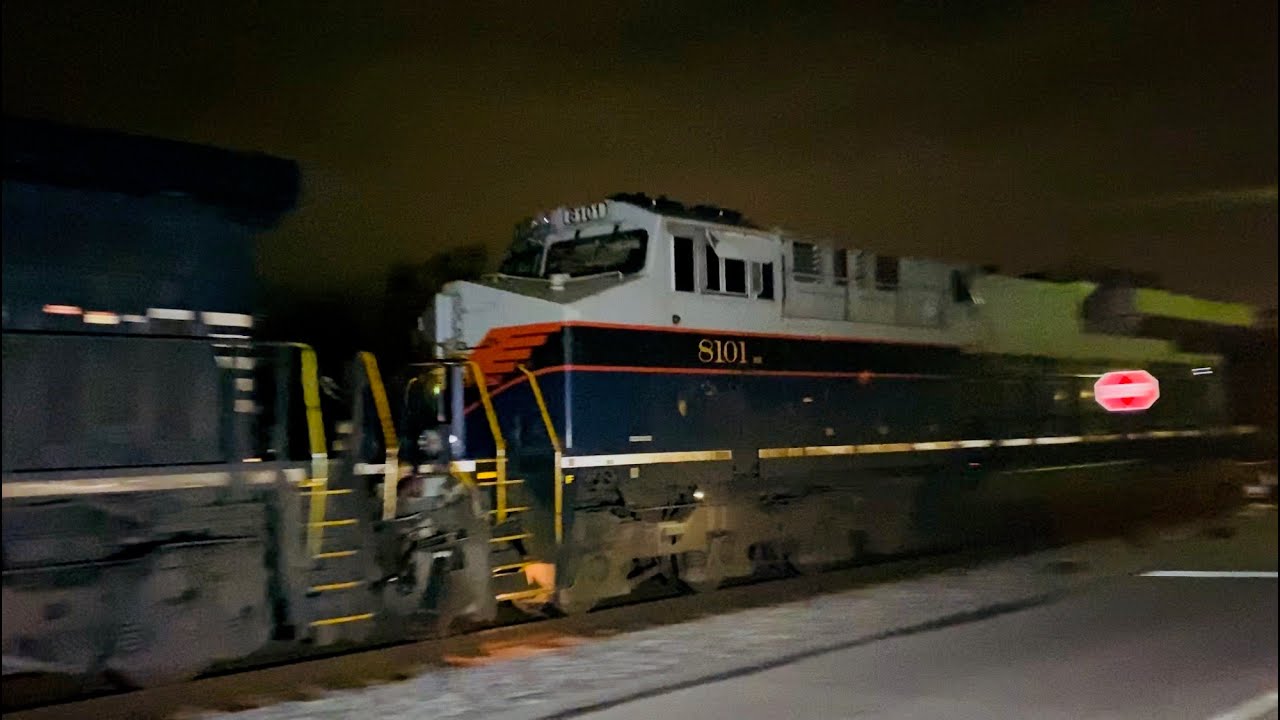 Chasing NS 8101 Central of Georgia Heritage Unit, on NS 142  Erlanger, Winton Place, and more!