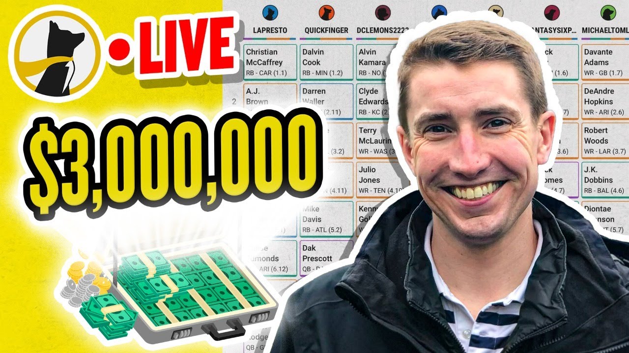 Best Ball Mania 4 Draft $25 to Win $3,000,000!