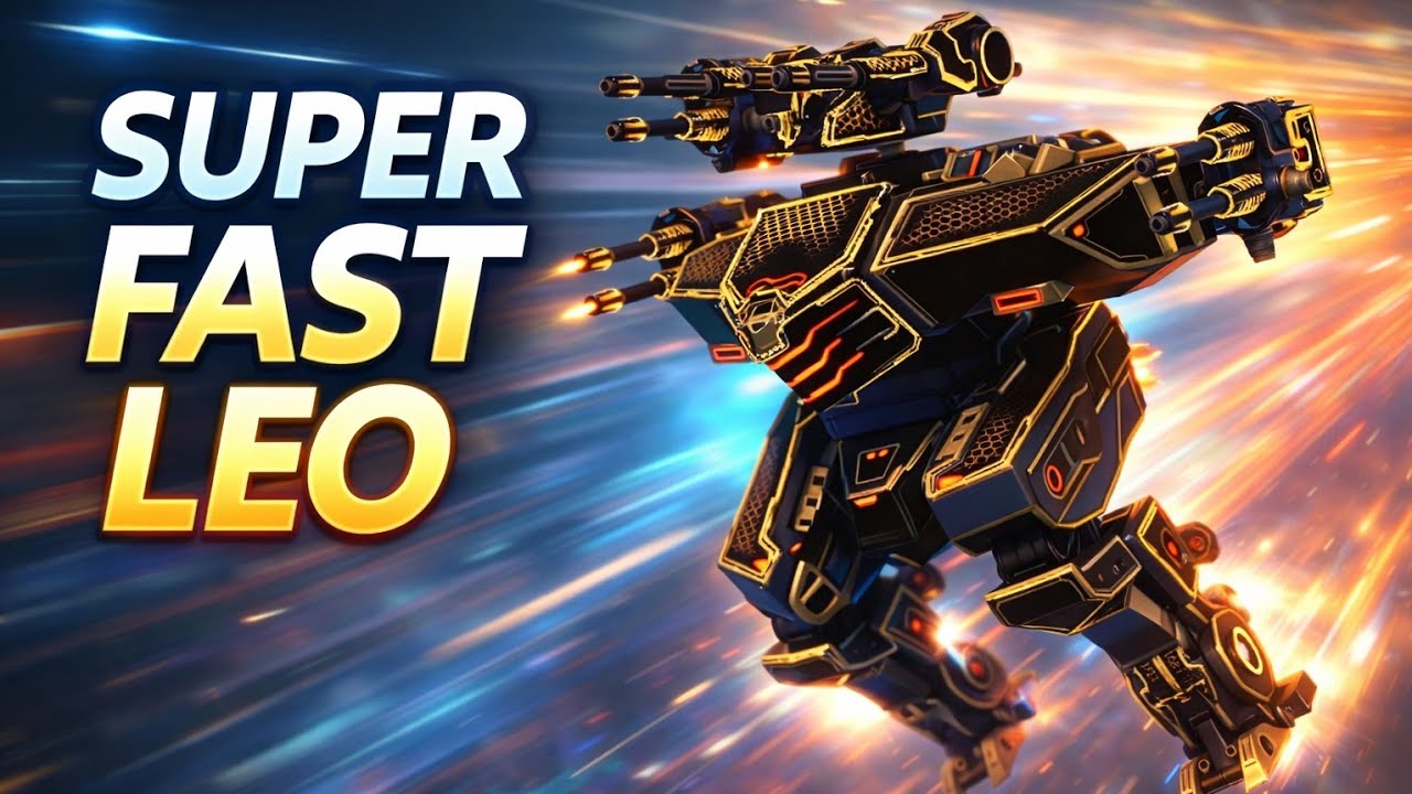 Super Fast Ultimate Leo ⬆️ || War Robots Test Server 