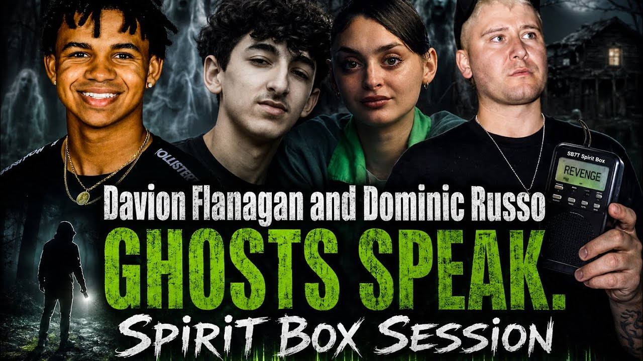 Davion Flanagan, Dominic Russo GHOST SPIRIT BOX Session | THE CRASH | Mackenzie Shirilla