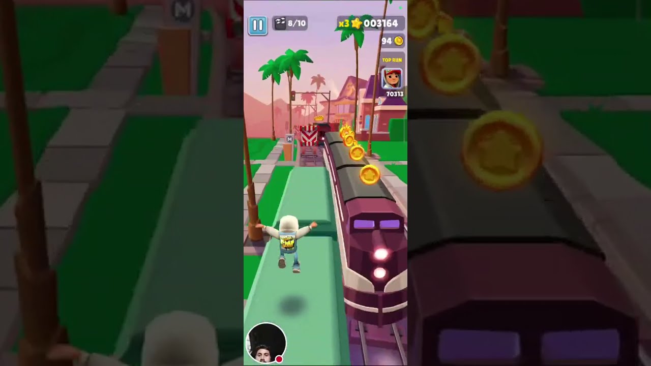 Subway surfers hollywood DAY 4 non stop running #mobilegaming #freefire