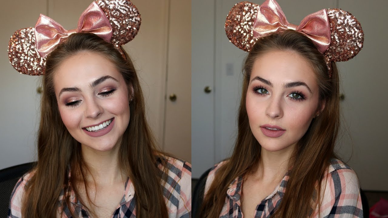 Rose Gold Cut Crease Tutorial | Mickey Ears Series