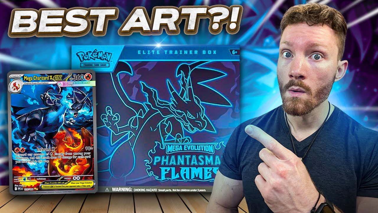 Ищу безумное изображение Чаризарда из элитного тренировочного набора Phantasmal Flames!