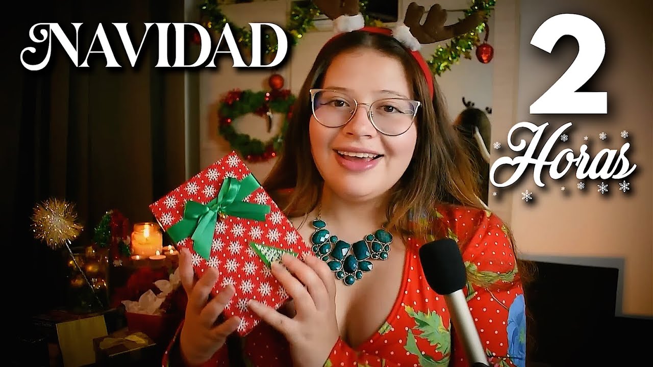 2 Horas 😴 ASMR de NAVIDAD 🎄🎁 ( Te maquillo, examen medico y MAS ) Vivalen ASMR