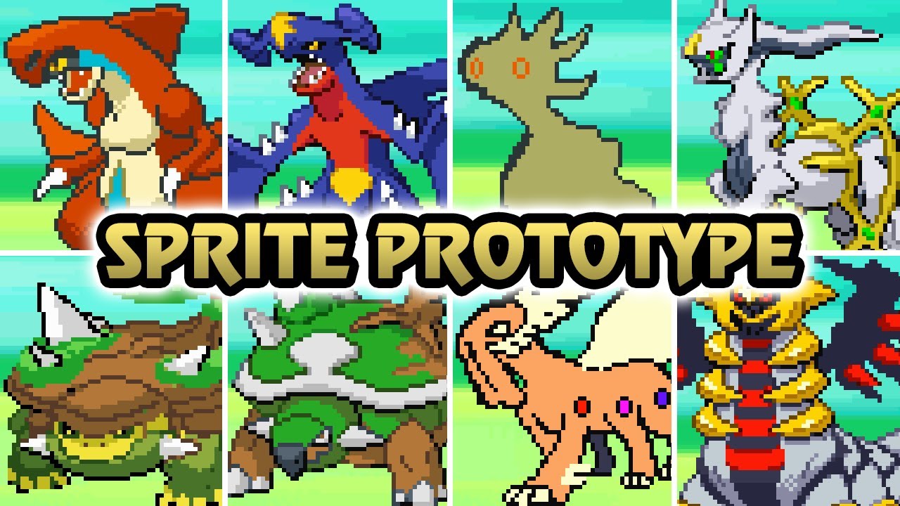 Pokémon Diamond & Pearl - All Unreleased Sprite Comparison (Full)