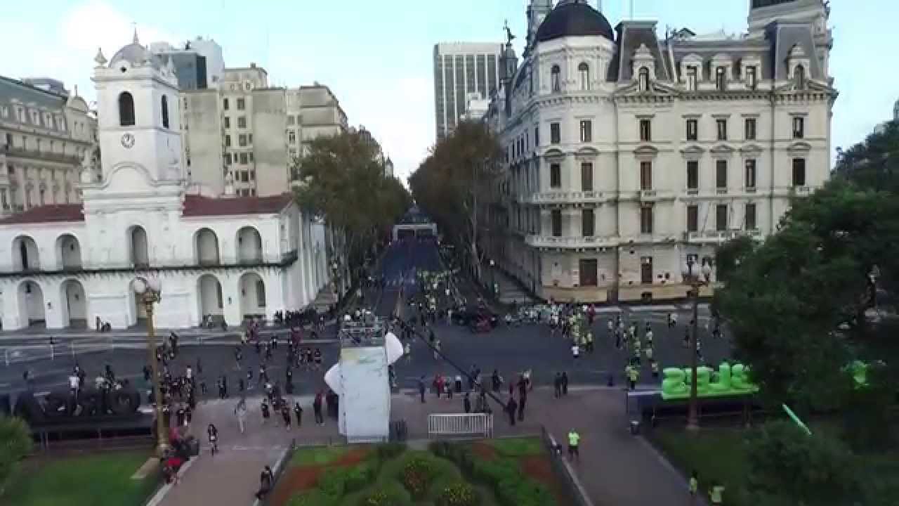 Drones Plaza de Mayo by 4kdron.com