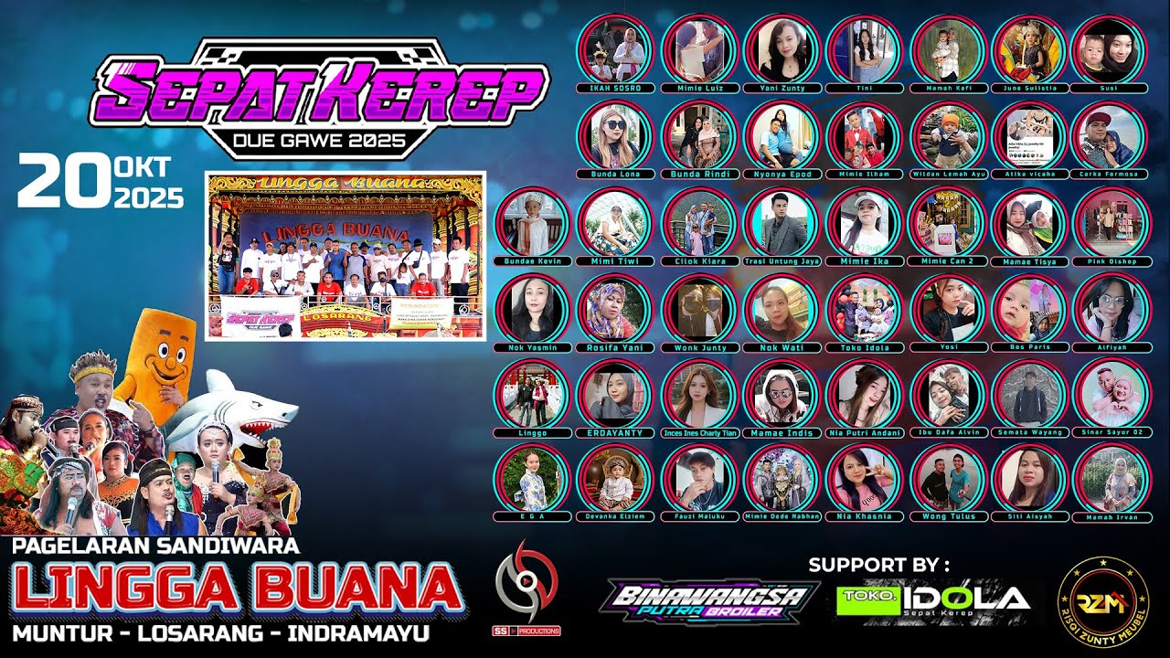 🔴 [LIVE] SANDIWARA LINGGA BUANA | BARITAN SEPAT KEREP | JUNTIKEDOKAN - IMY | 20 OKTOBER 2025