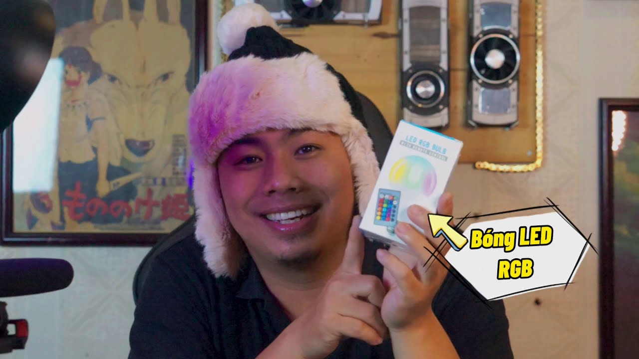 REVIEW Đ&aacute;nh gi&aacute; B&oacute;ng đ&egrave;n LED RGB gi&aacute; rẻ mua tại Shopee