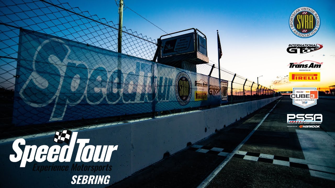 LIVE from Sebring SpeedTour: SVRA, Historic TransAm & GT Action All Day!