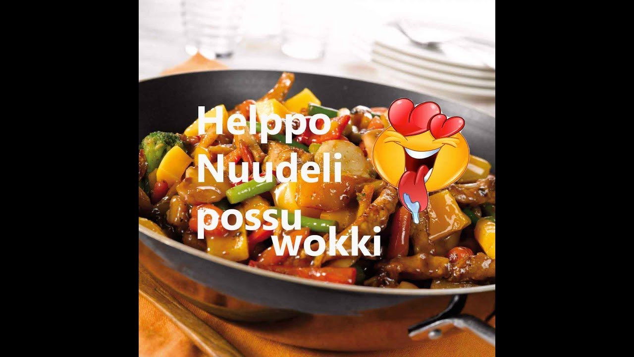 Sonantti keittiössä! #9 Helppo nuudeli possu wokki!