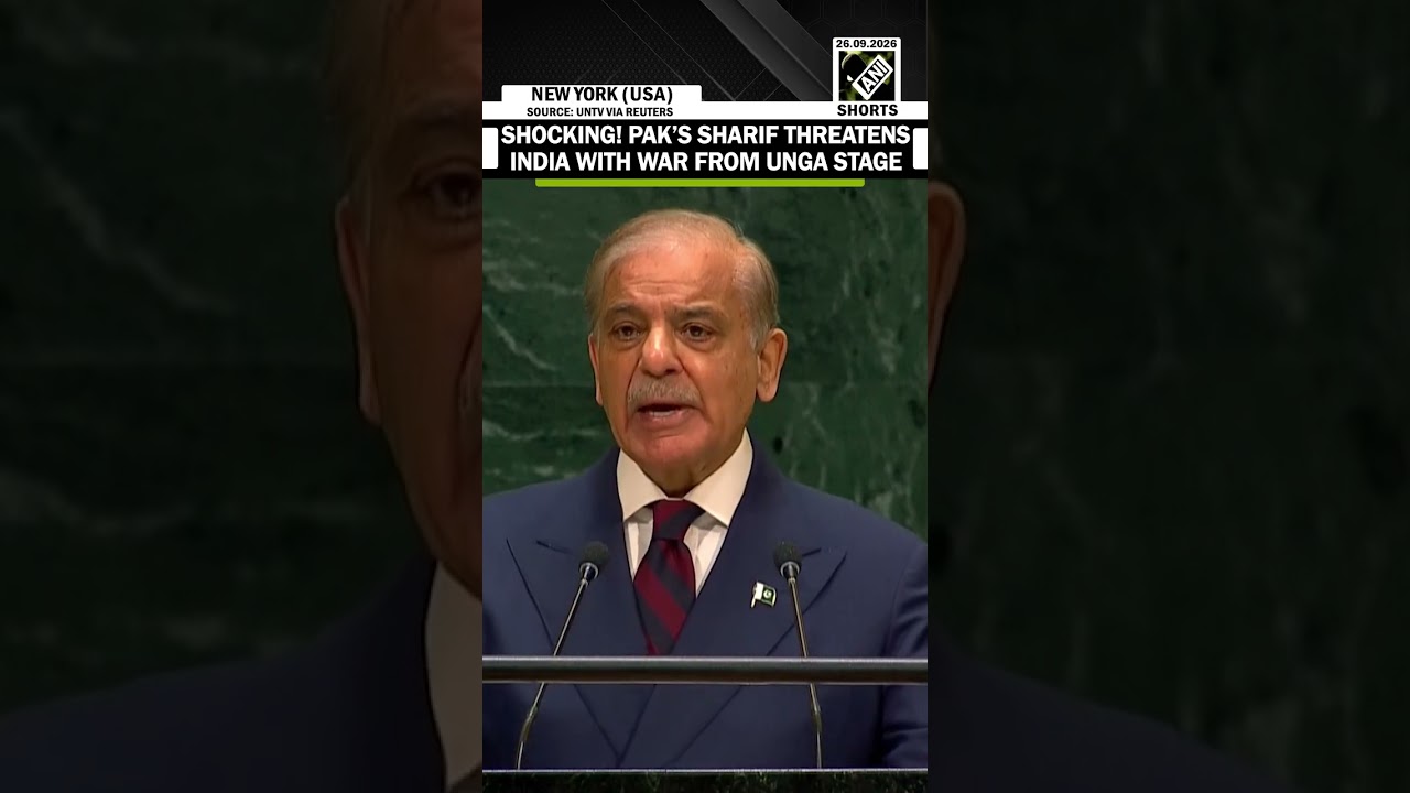SHOCKING! Pakistan&rsquo;s Shehbaz Sharif threatens India with war from UNGA stage over IWT