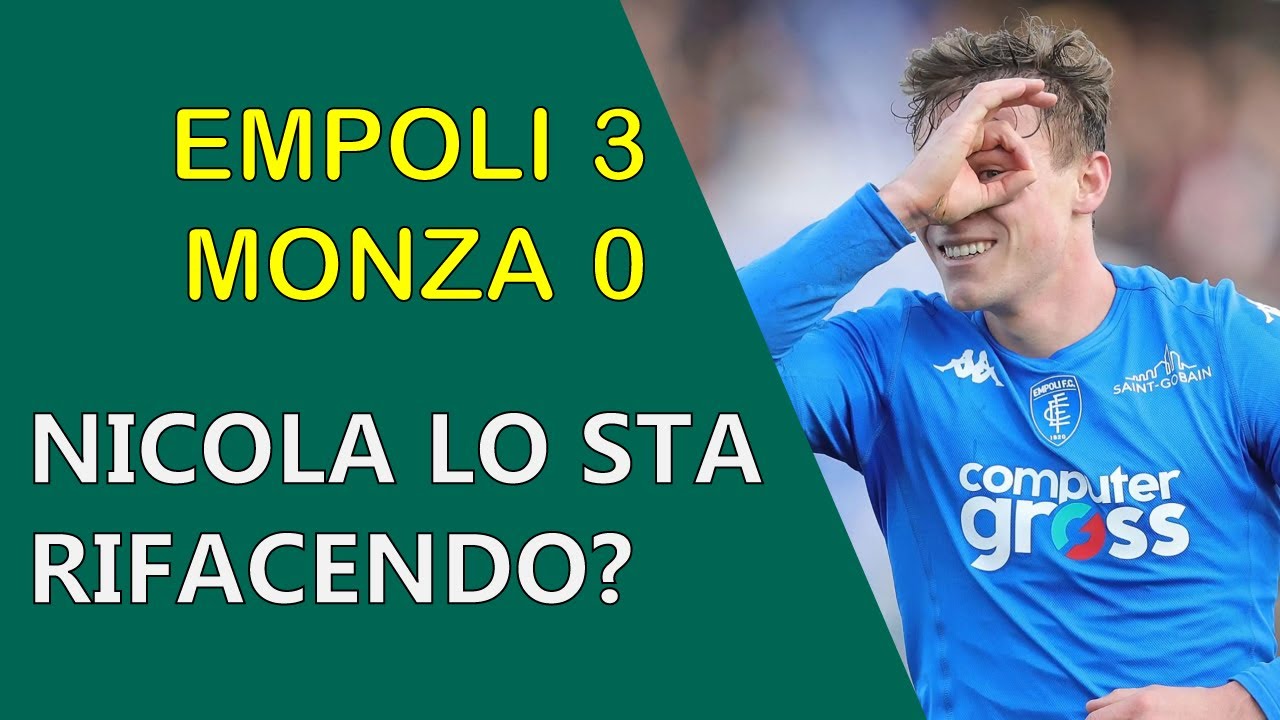 EMPOLI-MONZA 3-0 - Davide Nicola lo sta rifacendo? | Catenaccio e Contropiede