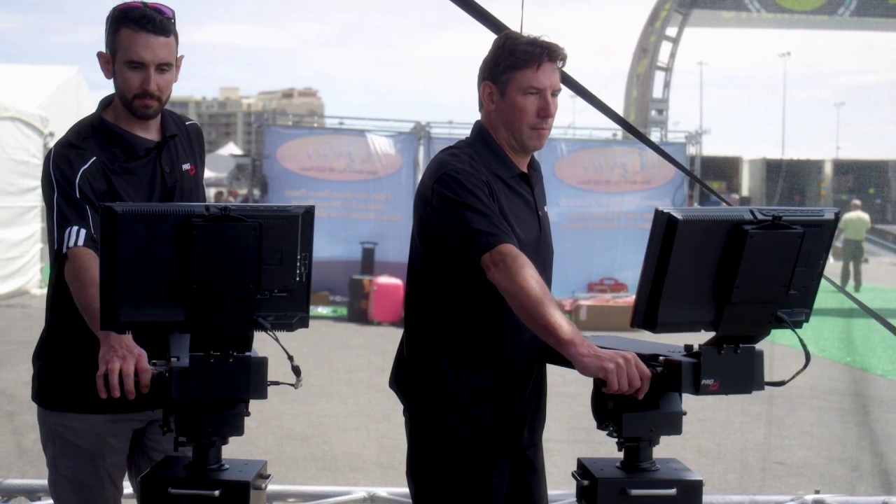 PRG Ground Control Follow Spot ft. PRG Bad Boy @NAB Show 2017 with Gearhouse Broadcast