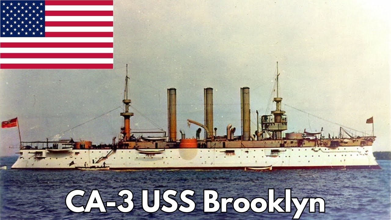 USS Brooklyn: The Iconic Armored Cruiser of the Spanish-American War!