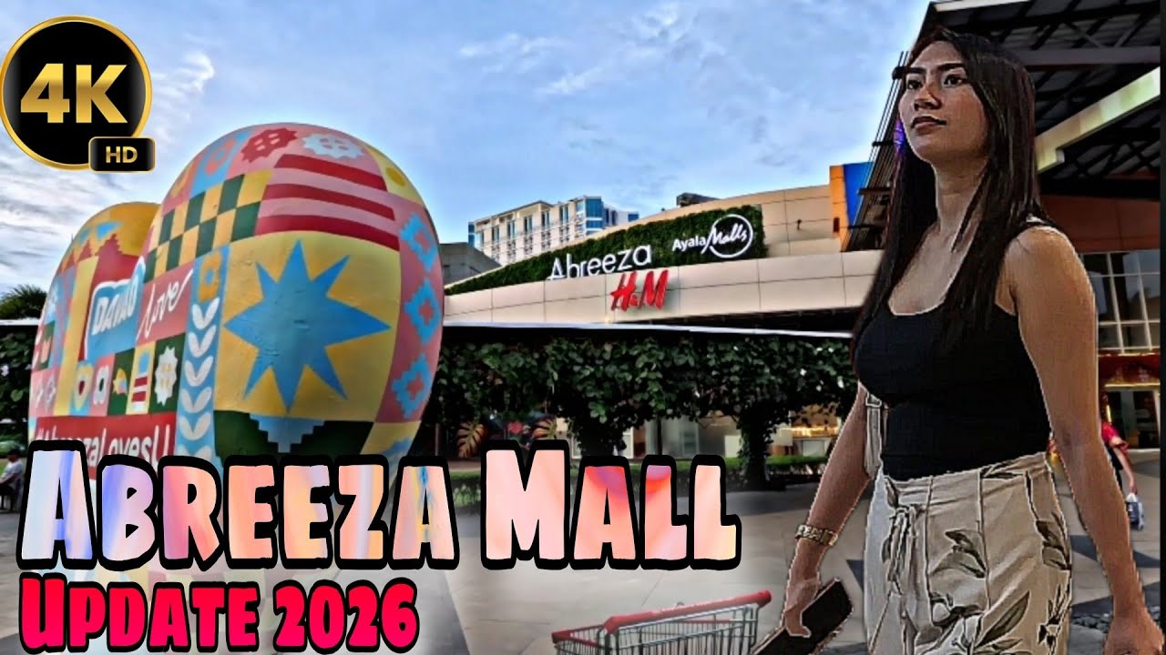 Abreeza Ayala Mall Davao City 🇵🇭 | Modern Mall Tour & City Vibes (2026)