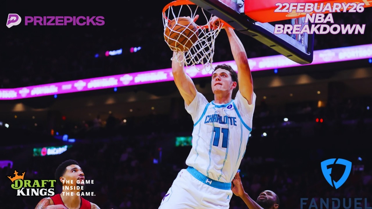 КАК ВЫИГРАТЬ (50 000 долларов) | 22 февраля 2026 г. | Анализ игрового дня NBA DFS и лучшие прогнозы