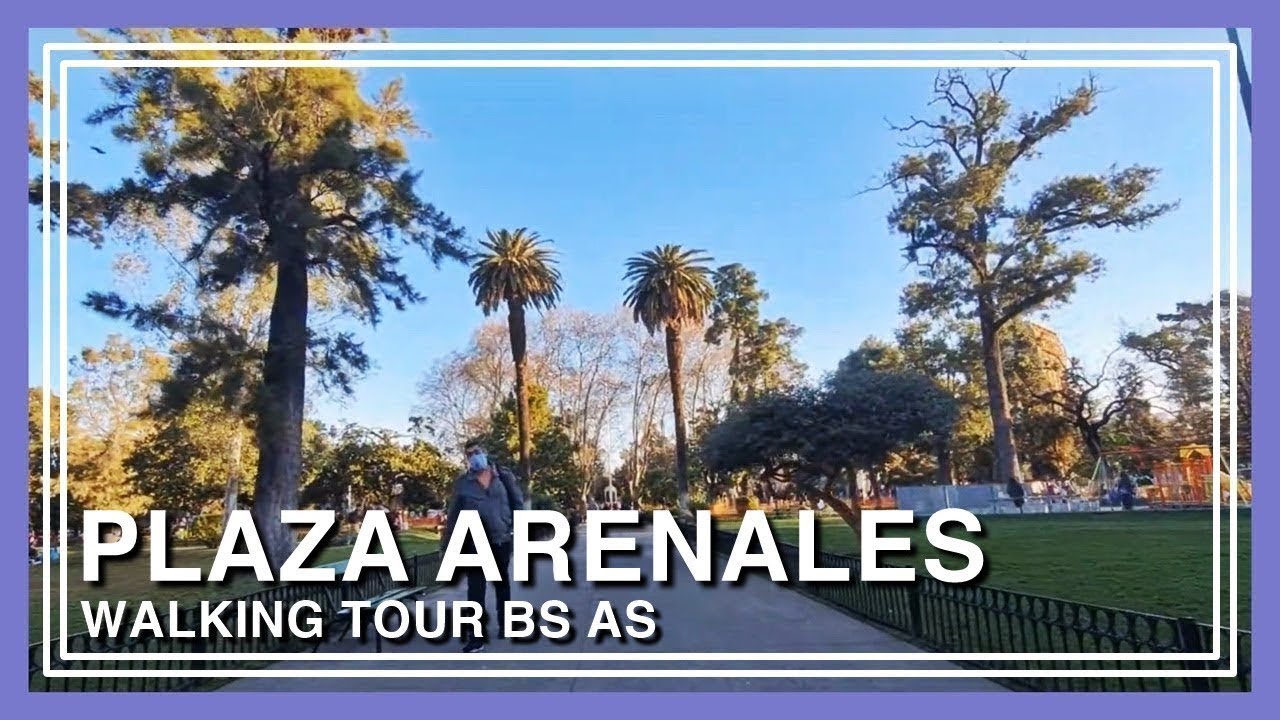(HD) Walking Tour Bs.As. - Atardecer en Plaza Arenales