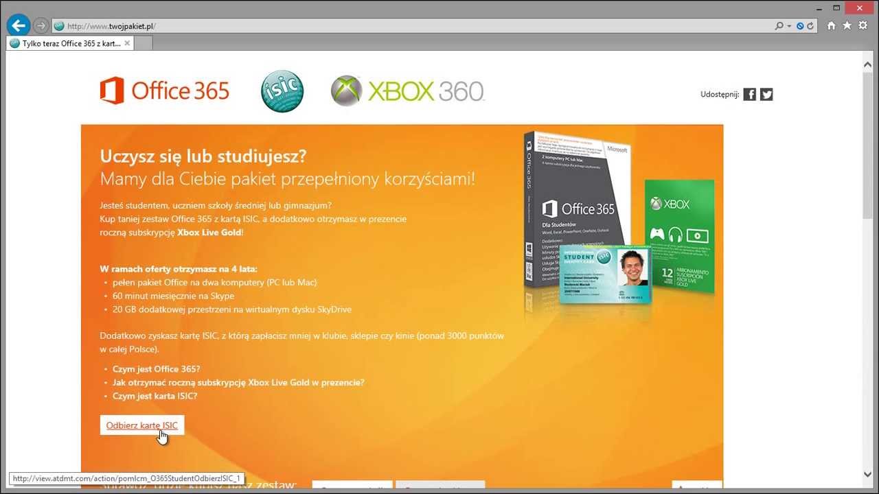 Jak aktywować i zainstalować Office 365 dla Student&oacute;w
