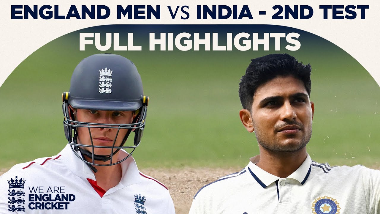 Gill's Batting & Deep and Siraj 6-Fers | England Men v India Extended Highlights | 2nd Test