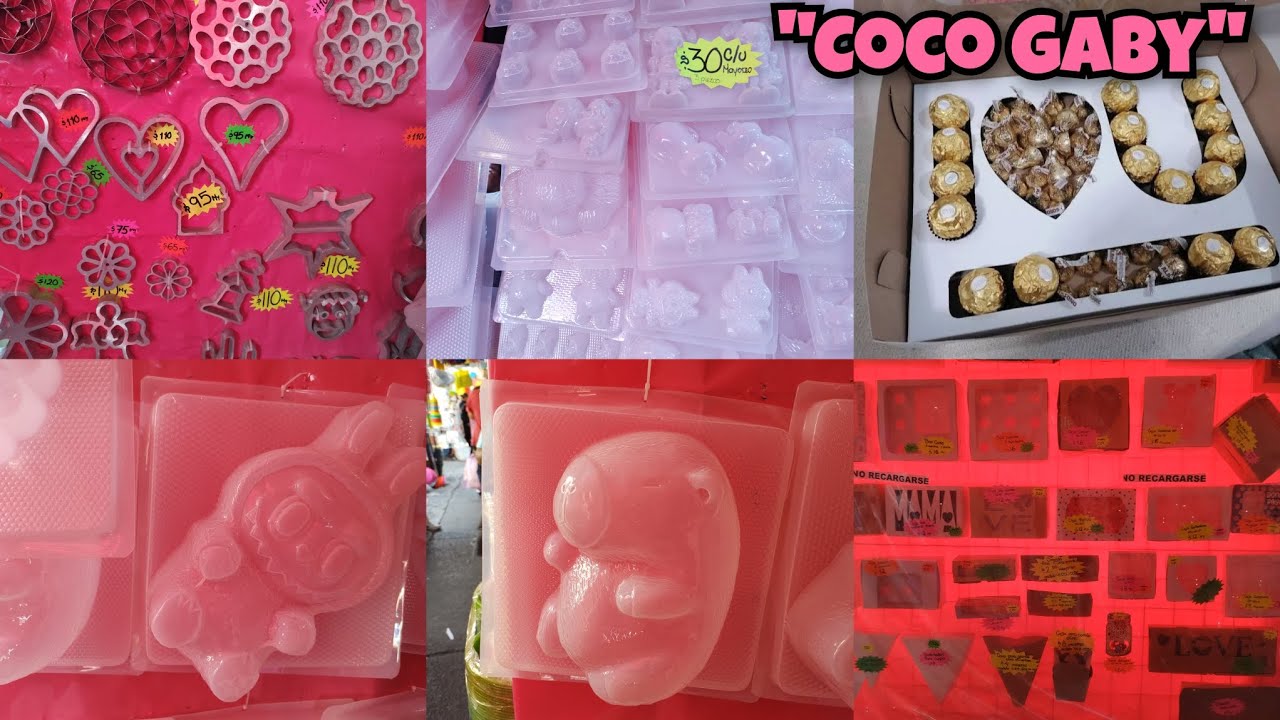 Los Moldes más económico de CDMX, Materias primas y  herramientas para repostería 🧁CocoGaby