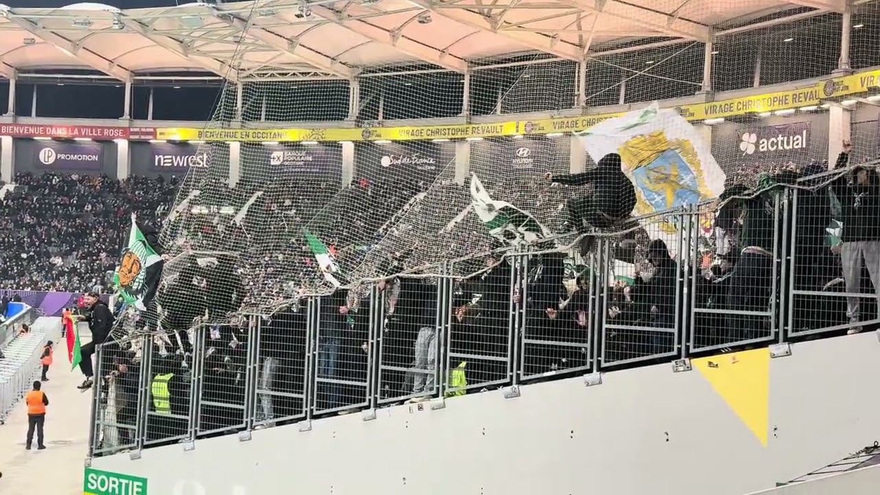 Ambiance Magic Fans - Greens Angels - Toulouse - ASSE 2024-2025 