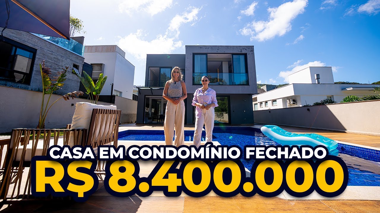 Casa em condomínio fechado na Praia Brava em Itajaí