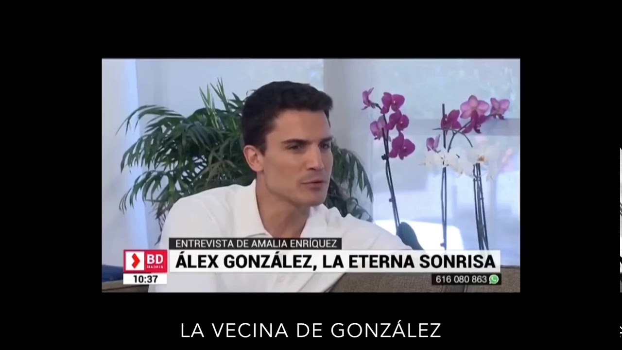 Álex González, siempre con una sonrisa
