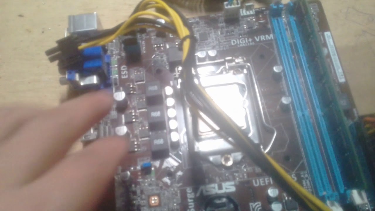 Placa 1155 liga e o processador não esquenta oque fazer?