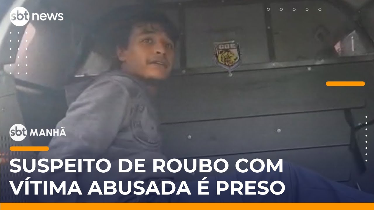 Suspeito de roubo com estupro é preso; outro foi morto pelo “tribunal do crime” | #SBTManha