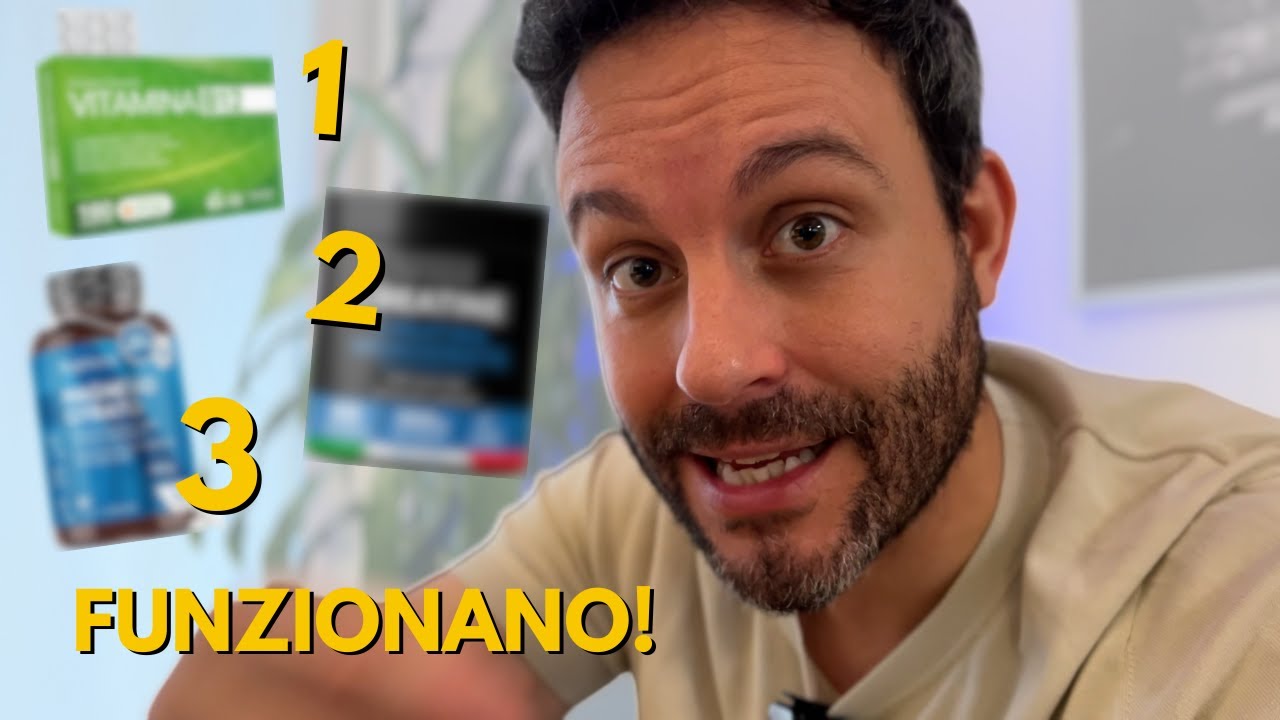 3 INTEGRATORI MIRACOLOSI (se sei sempre stanco)