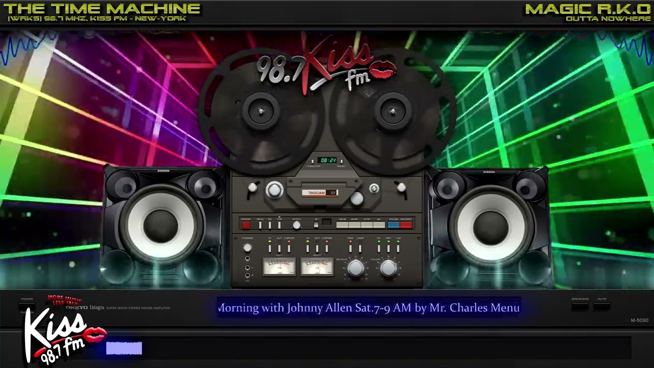 [WRKS] 98.7 Mhz, Kiss FM (1990) Kiss-FM Weekend Morning with Johnny Allen Sat.7-9 AM